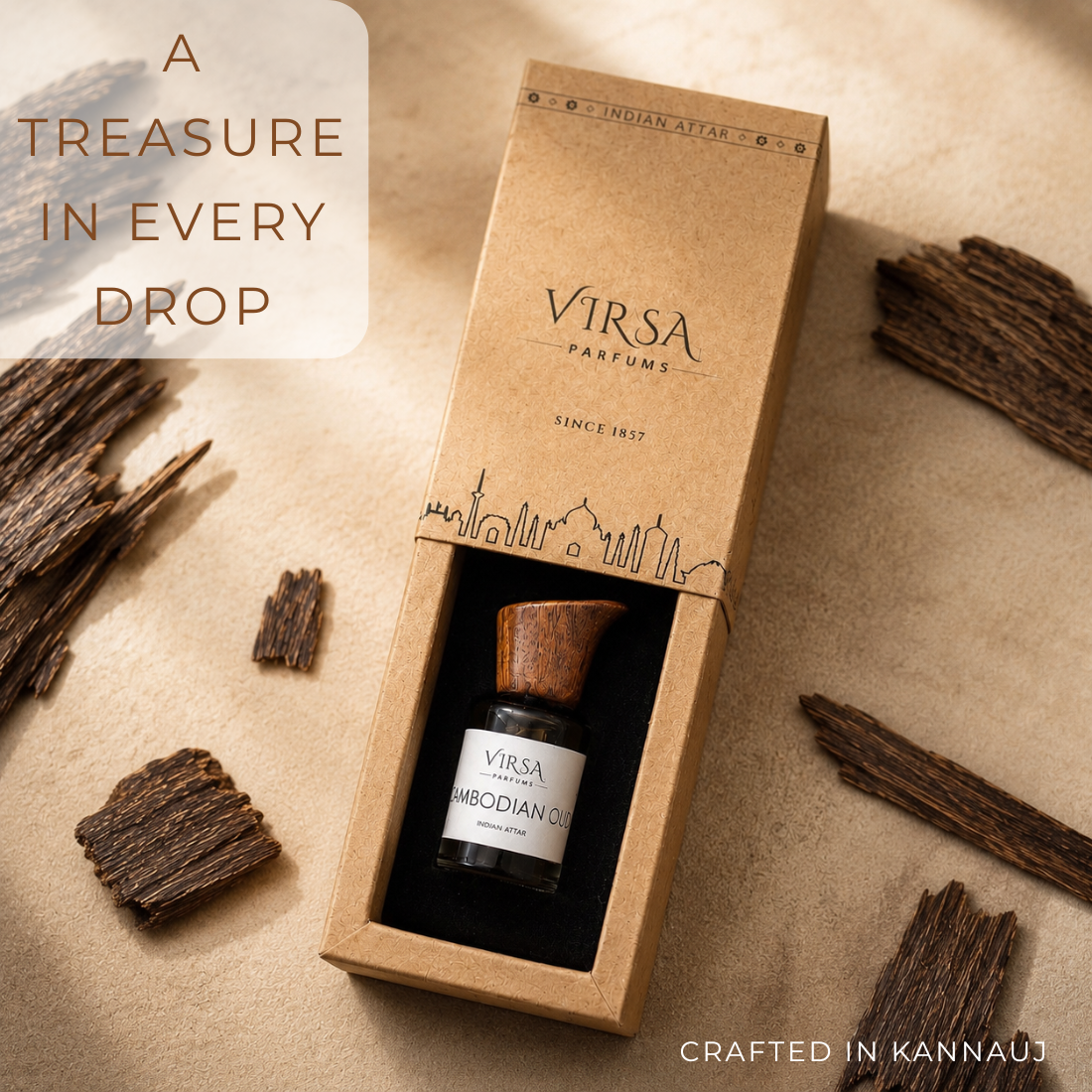 Cambodian Oud | Authentic Indian Attar | Handcrafted in Kannauj
