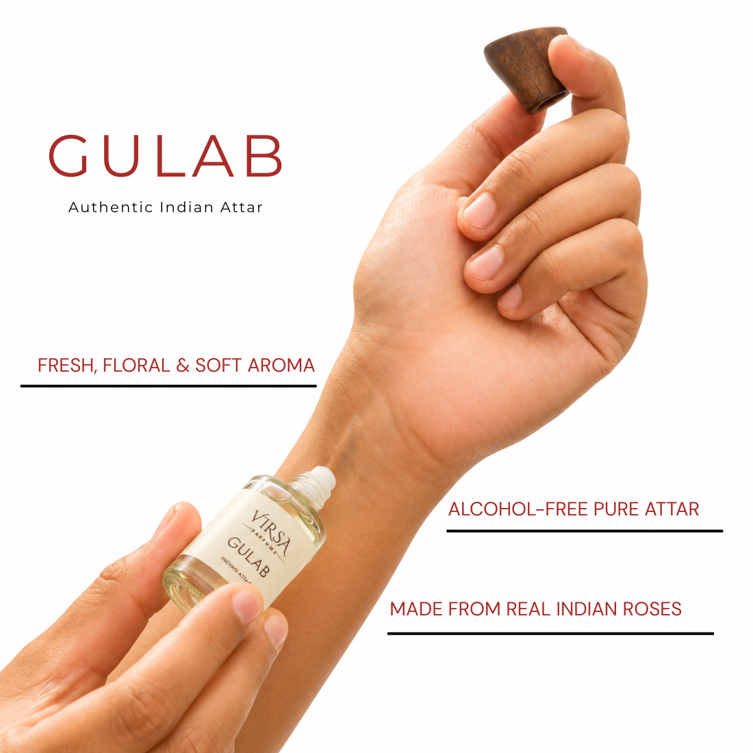 Gulab | Authentic Indian Attar | Rose Attar