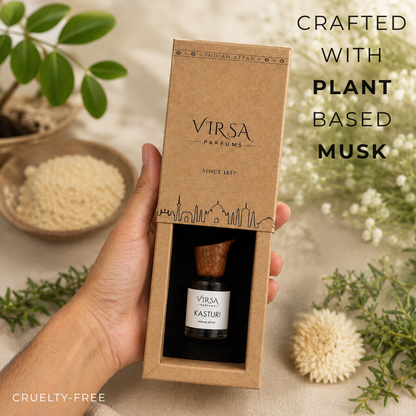 Kasturi | Authentic Indian Attar | Plant-Based Musk Attar