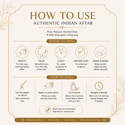 Gulab | Authentic Indian Attar | Rose Attar